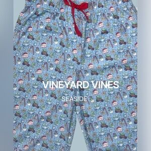 VINEYARD VINES Seaside Christmas boys PJ PAJAMA PANTS SIZE 8 10